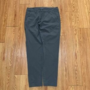 BYLT Everyday Pant 2.0 Chino Preppy Gray Stretch Casual Size‎ large 34x29